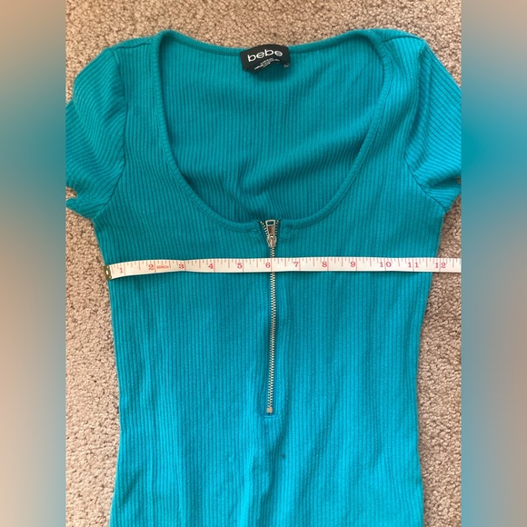 Bebe Turquoise Top - Picture 9 of 12